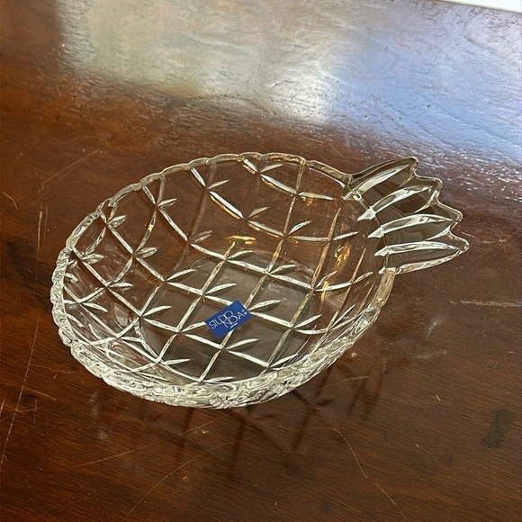 Studio Nova by Mikasa Japan Cut Lead Crystal Pineapple Trinket Dish - Picture 1 of 7